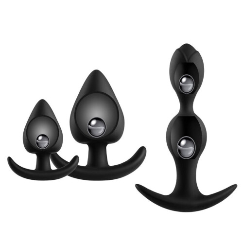 Silicone Butt Plug Expansion Training Set (3 Piece)