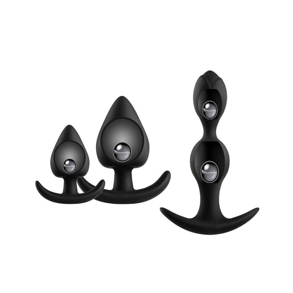 House Of Glass Silicone Butt Plug Expansion Training Set (3 Piece)
