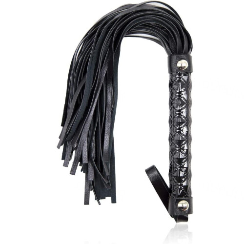 Aztec Faux Leather Flogger (Black)