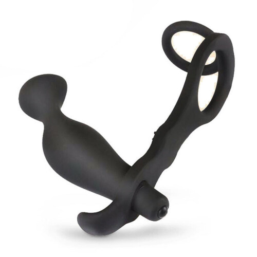 Inside Job Silicone Cock Ring and Butt Plug 1