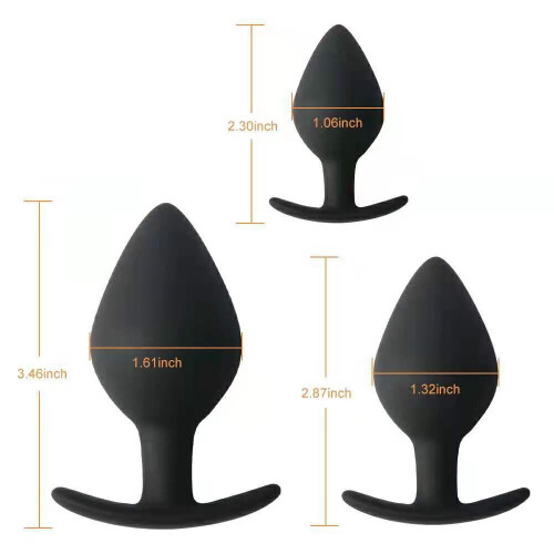 Silicone Butt Plug (3 Set) 2