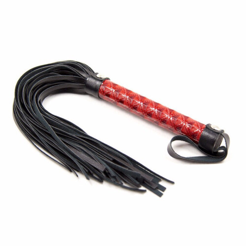Aztec Faux Leather Flogger (Black) 1