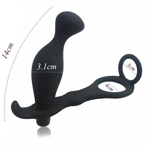 Inside Job Silicone Cock Ring and Butt Plug 2