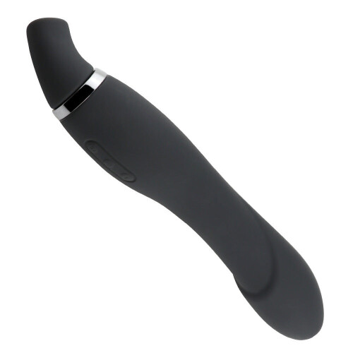 The Double Ended High Powered Sucker and Vibrator (Black)