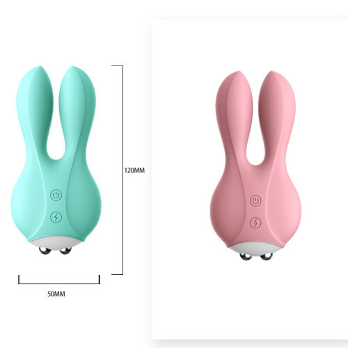 Clitoral Rabbit Rechargeable Vibrator (Aqua)