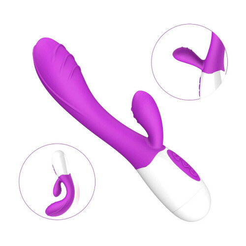 Happy Rabbit Rechargeable Vibrator (Purple) 2