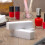 (White) Red Ember 10 Pcs Professional Nail Buffer Sanding Block 5