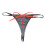 PU Leather Black and Red Ribbon Knickers 3