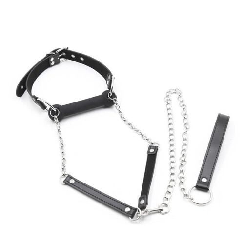 Bondage 'Mouth Bit' and Lead 2