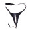 Black Leather Chained Thong 4
