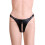 Black Leather Chained Thong 5