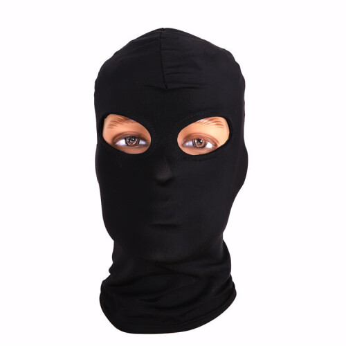The Basic Robber Bondage Hood (2 Hole, Eyes)
