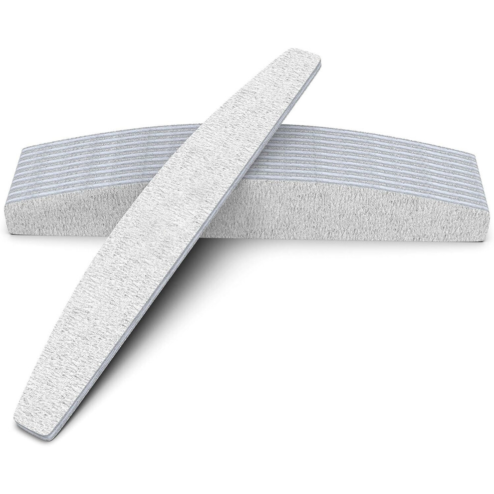 Red Ember Grey/Red (, Grit 100/180) Ember Professional Nail Files 10 Pcs, Emery Board