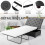 Casart 2-in-1 Convertible Sofa Bed Folding Ottoman Sleeper Single Home Office 8