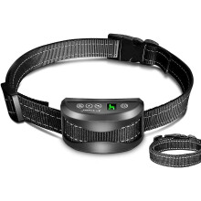 Anti Bark Necklace, Electric Dog Necklace, Rechargeable Dressage Necklace Compatible 5-65kg