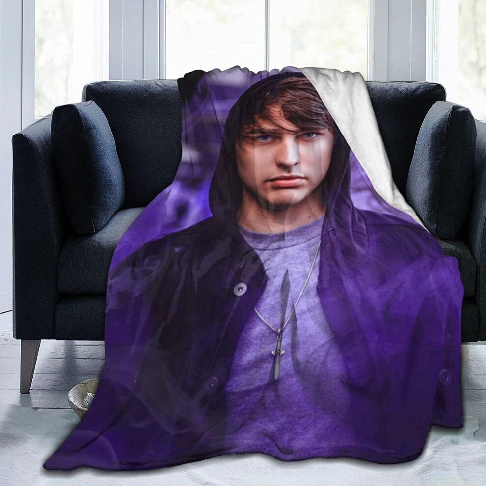 (150CM X 125CM) Colby Celebrity Brock Blanket Ultra-Soft Micro Fleece Living Room/Bedroom Warm Blanket