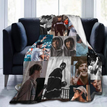 (150CM X 125CM) Louis TomlInson UltraSoft Fleece Blanket for Adult D Printed AntiFleece Blanket Microfiber Bedding Super Soft and Comfortable Sofa Blanket