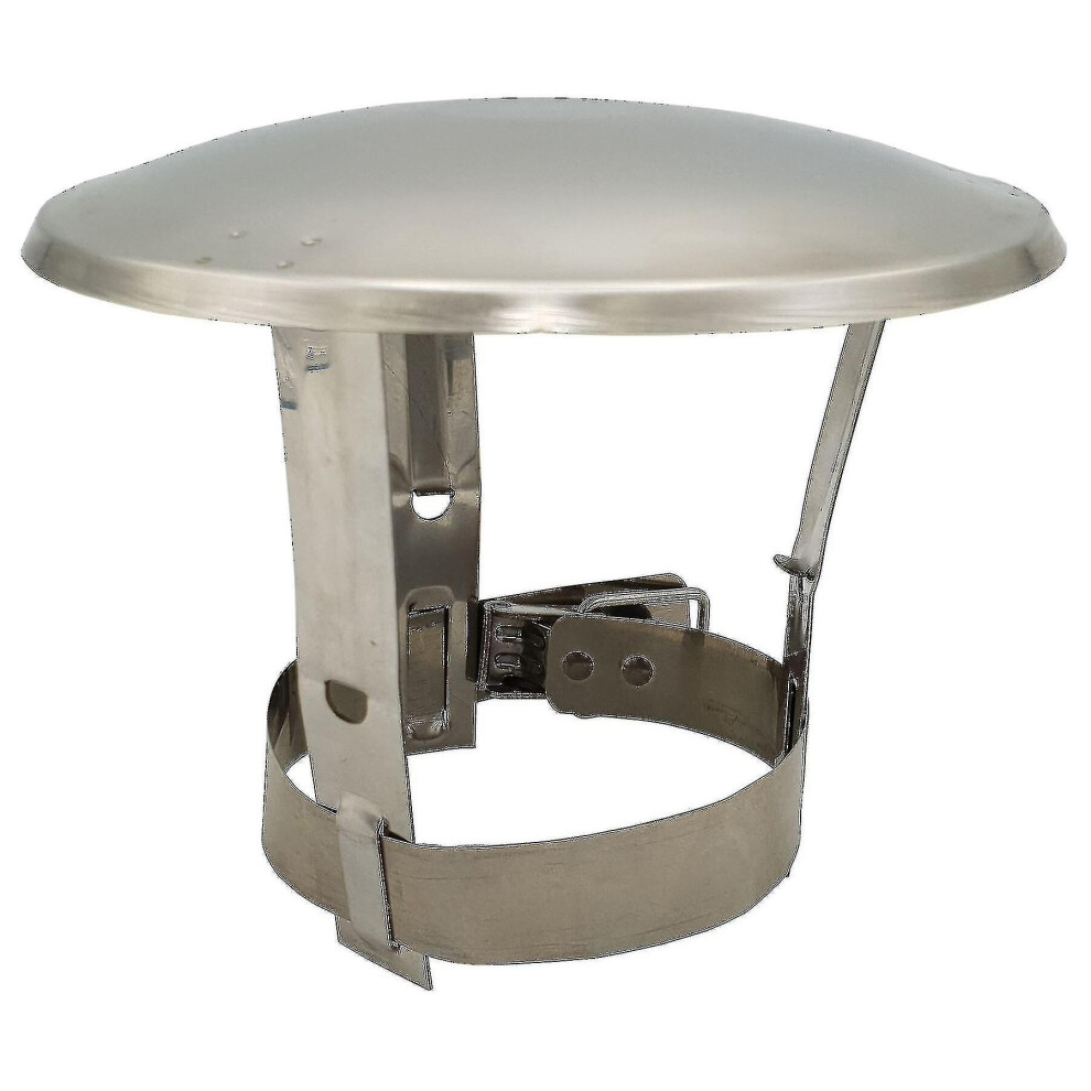 Stainless Steel Chimney Flue Cowl Pipe Rain Cover Protector Cap Ending 60-250Mm-A 9172662411379