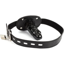 It's No Choke' Internal Dildo Gag (Black)