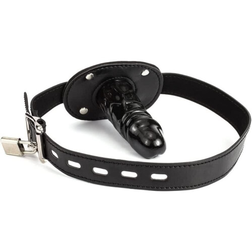 It's No Choke' Internal Dildo Gag (Black)