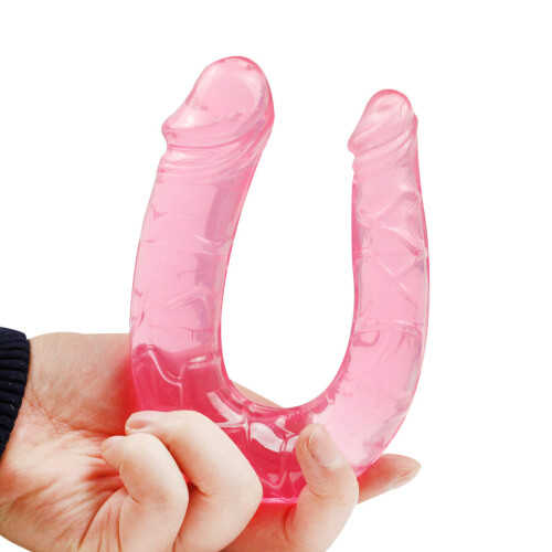 Mini Double Penetration Dildo (Pink)