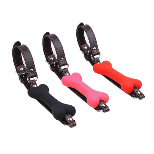 Bone Gag and Nipple Clamps (Black)