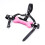 Silicone Dog Bone Head Harness Gag (Pink) 4