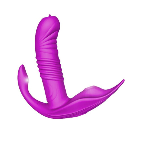 G-Spot, Anus and Clitoral Vibrator (Purple)