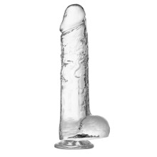 Black Realist Silicone Dildo (6.5 Inch Insertable)