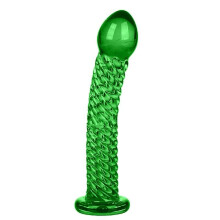 Purple Glacier Glass Realistic Dildo