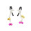 Stainless Steel Nipple Clips with Bells 1