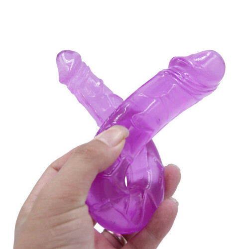 Mini Double Penetration Dildo (Purple)