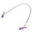 Chained Nipple Clamps (Purple) 3