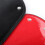 Double Sided Black and Red Faux Leather Paddle 1