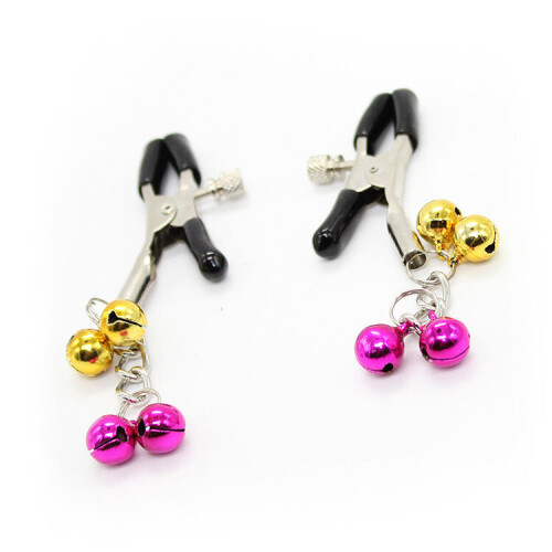 Stainless Steel Nipple Clips with Bells 1