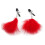 Red Feathered Nipple Cllips 1