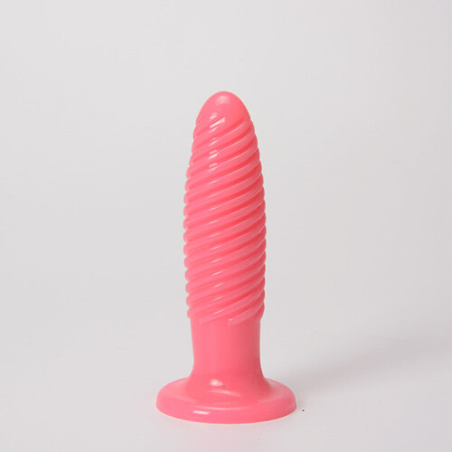 Adjustable Strap On Harness with a Spiral Dildo 2
