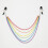 PRIDE Chained Nipple Clips (Rainbow) 1