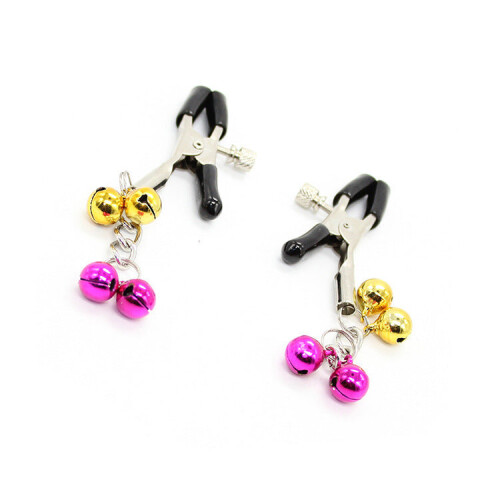 Stainless Steel Nipple Clips with Bells 2