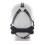 Silicone Dog Bone Head Harness Gag (Black) 1