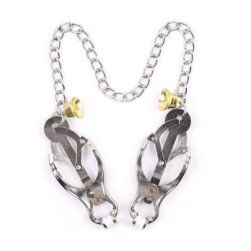 'Crossbow Style' Nipple Clamps and Chain 2