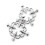 Flower Shaped Screw Tightening Nipple Clamps 5