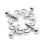 Flower Shaped Screw Tightening Nipple Clamps 6