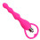 Vibrating Beaded Black Butt Plug 2