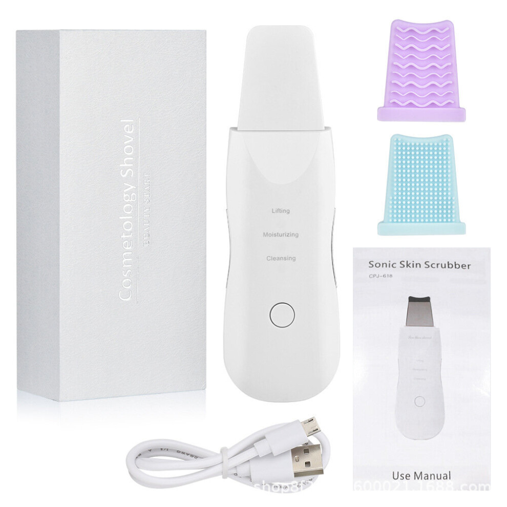 Massage vibration skin cleaner ion import instrument household electric exfoliating blackhead pore cleaning beauty instrument