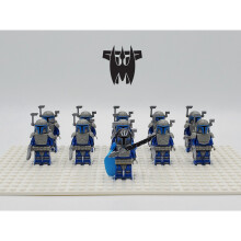 Star Wars Pre Vizsla Death Watch Mandalorian Army 11pcs Minifigures Set
