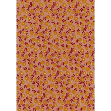 Kokka Cotton Linen Canvas Fabric Pink - per metre