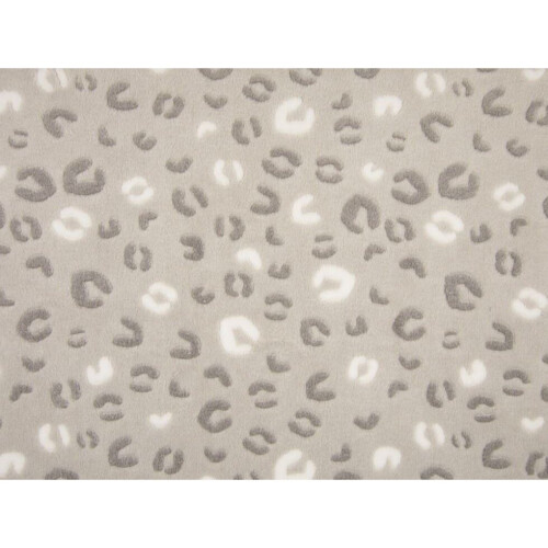 Minerva Plush Cuddle Fleece Fabric Grey - per metre