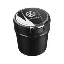 Car Ashtray Lavida Lingdu Passat Tiguan Sagitar Magotan Jetta Bora Car Ashtray (sliver, 9cm)