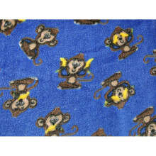 Minerva Plush Cuddle Fleece Fabric Royal Blue - per metre